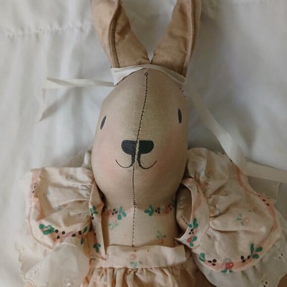 Vintage Rag Doll Bunny with Top and bottom pants - Picture 1 of 15
